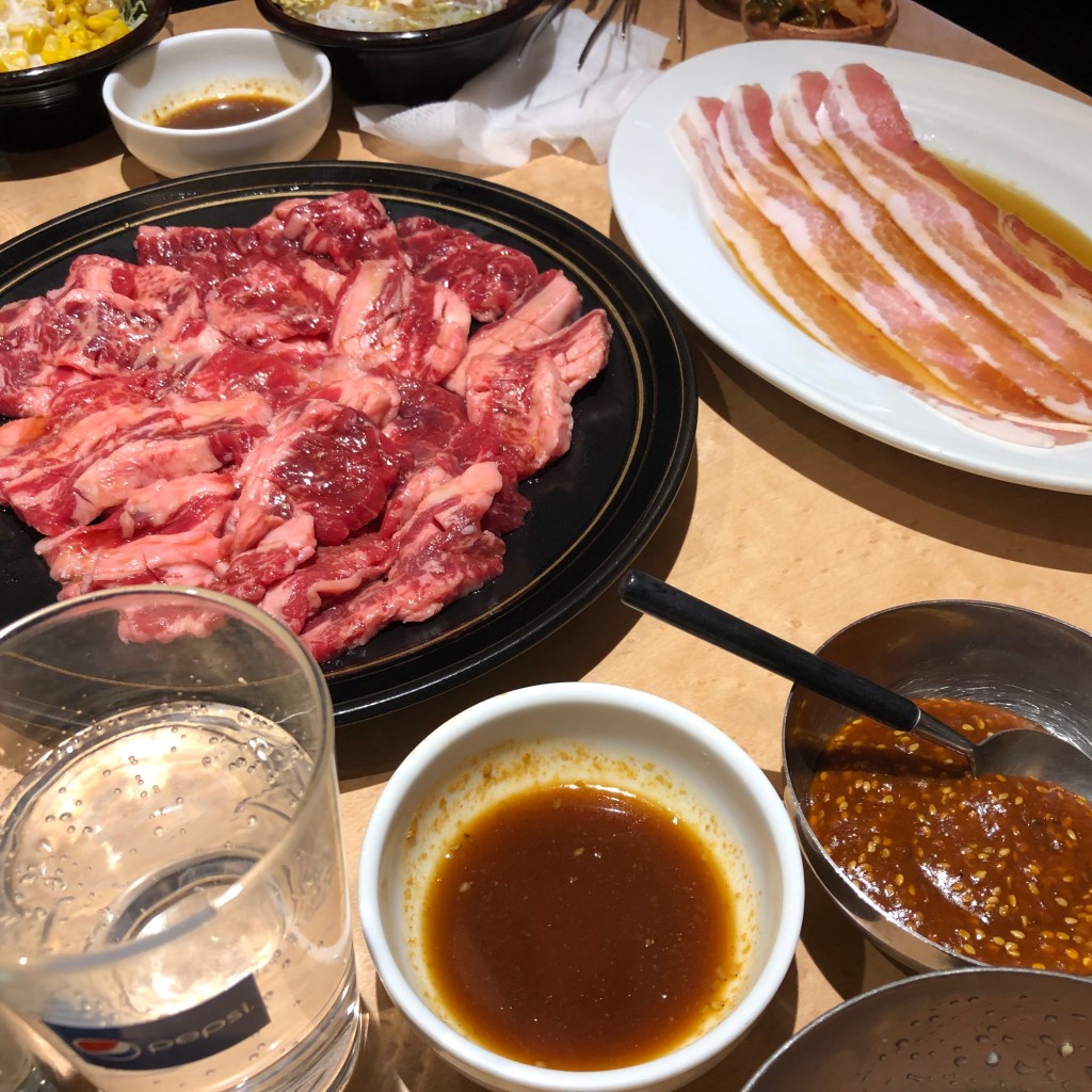 ユーザーが投稿した焼肉食放60分大の写真 - 実際訪問したユーザーが直接撮影して投稿した与次郎和食 / 日本料理ふぁみり庵はいから亭の写真