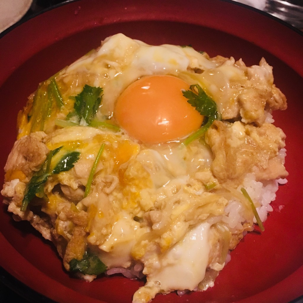 ユーザーが投稿した親子丼の写真 - 実際訪問したユーザーが直接撮影して投稿した道玄坂串焼き串焼処 佐五右衛門 別邸の写真