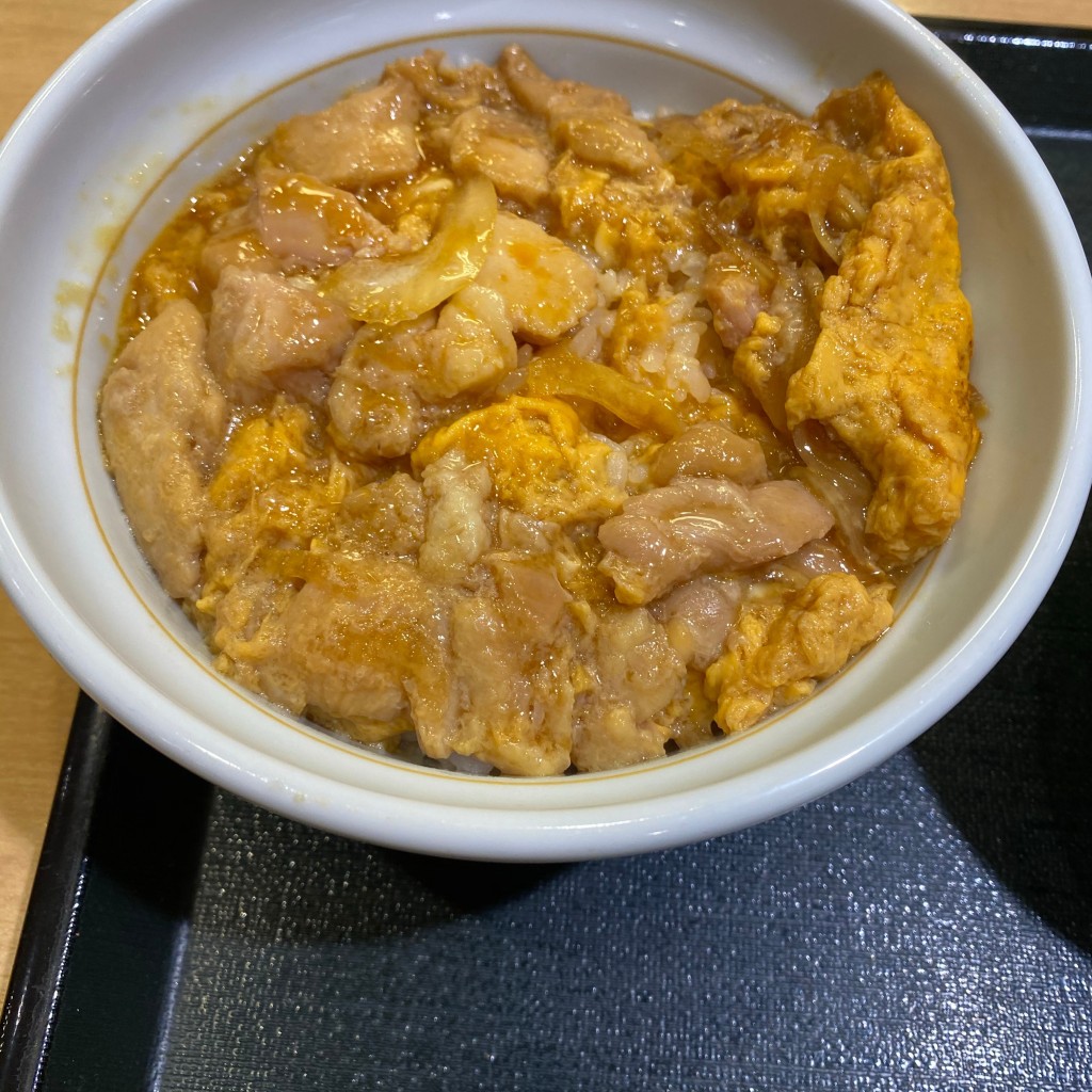 ユーザーが投稿した親子丼の写真 - 実際訪問したユーザーが直接撮影して投稿した広芝町丼ものなか卯 江坂店の写真