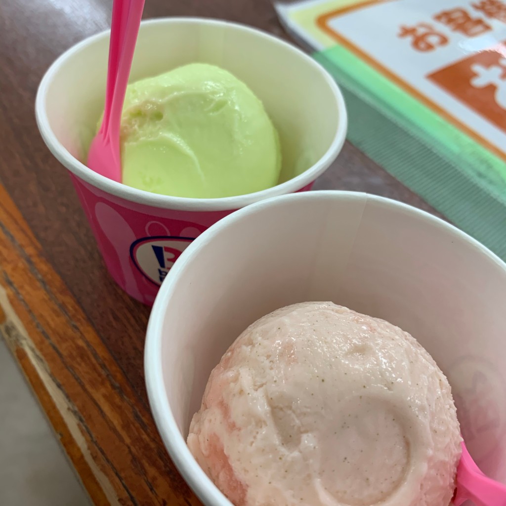 ユーザーが投稿したさくら スモールカップの写真 - 実際訪問したユーザーが直接撮影して投稿した成東アイスクリームサーティワンアイスクリーム ラパーク成東店の写真