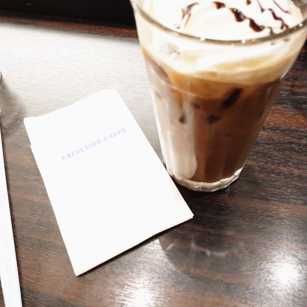 ユーザーが投稿したアイスカフェモカの写真 - 実際訪問したユーザーが直接撮影して投稿した赤坂カフェエクセルシオール カフェ the b 赤坂見附店の写真