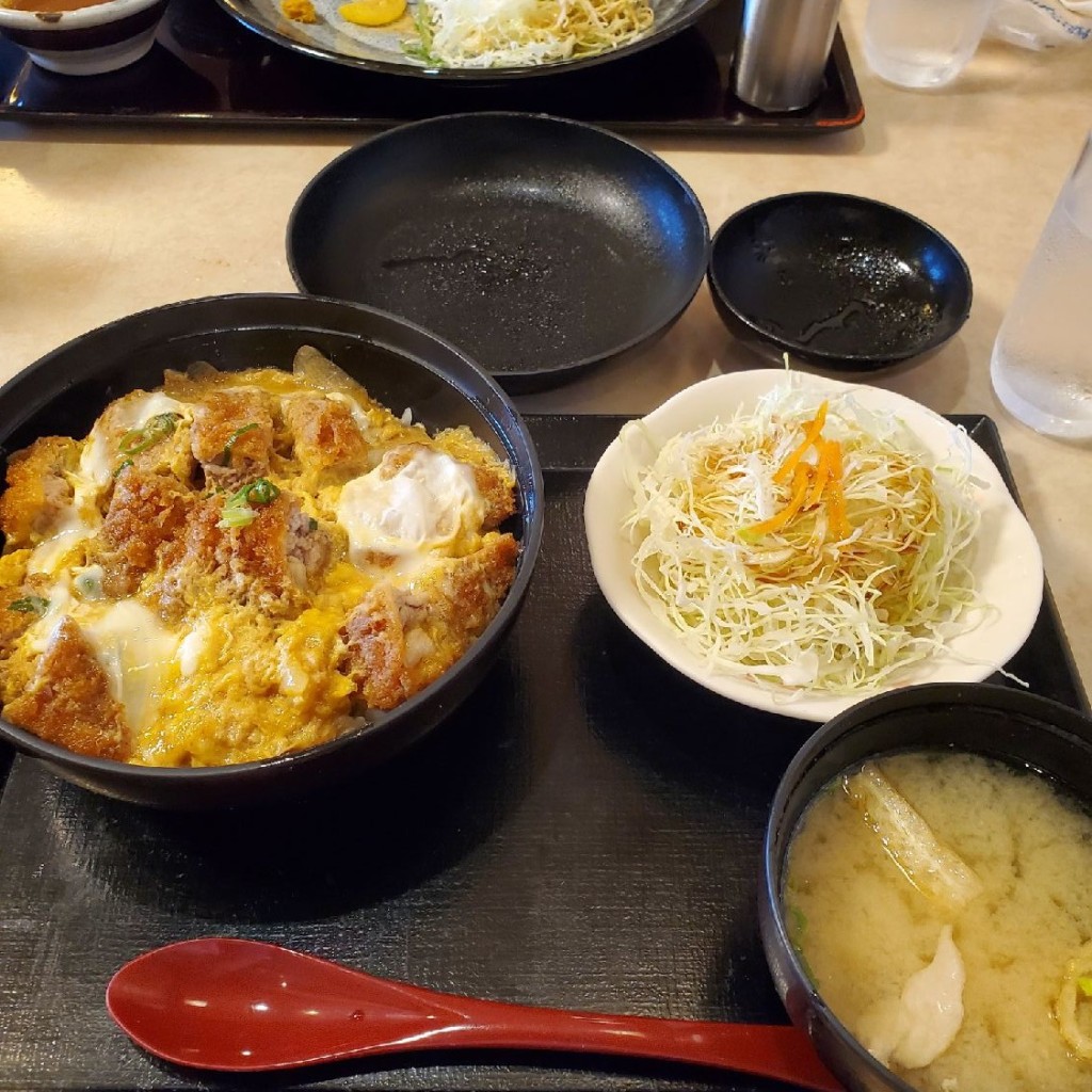 ユーザーが投稿したかつ丼 ロースの写真 - 実際訪問したユーザーが直接撮影して投稿した華浦とんかつこだわりとんかつ一丁 防府店の写真