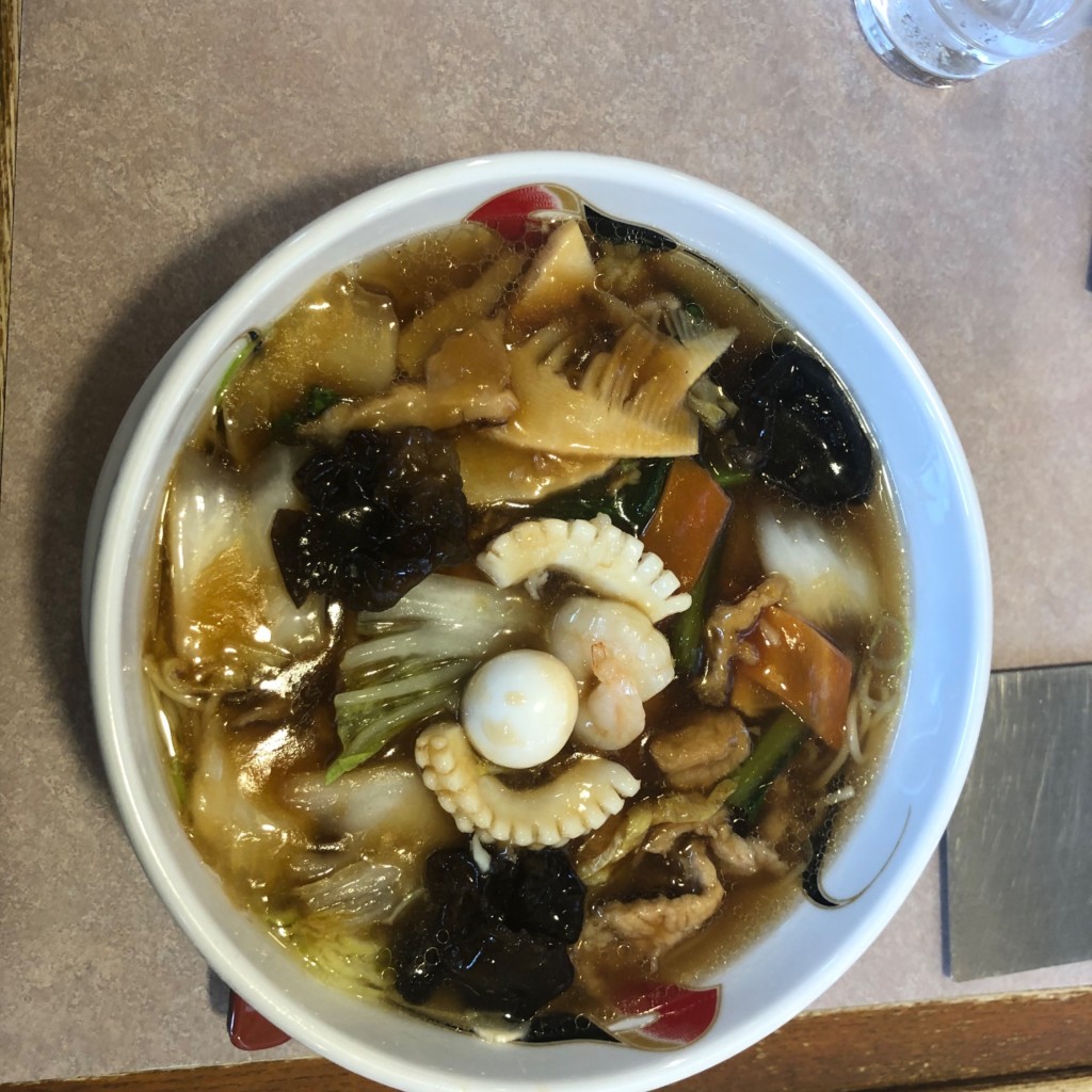 ユーザーが投稿した日替り定食(昼)の写真 - 実際訪問したユーザーが直接撮影して投稿した関屋新町通中華料理三華の写真
