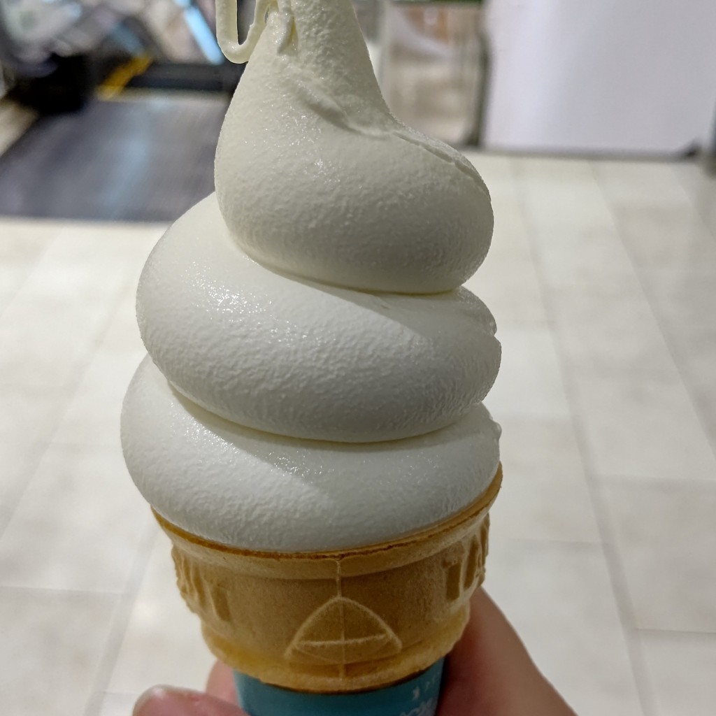 ユーザーが投稿した濃厚ソフトクリームの写真 - 実際訪問したユーザーが直接撮影して投稿した栄スイーツ発酵バター専門店HANERU 名古屋パルコ店の写真