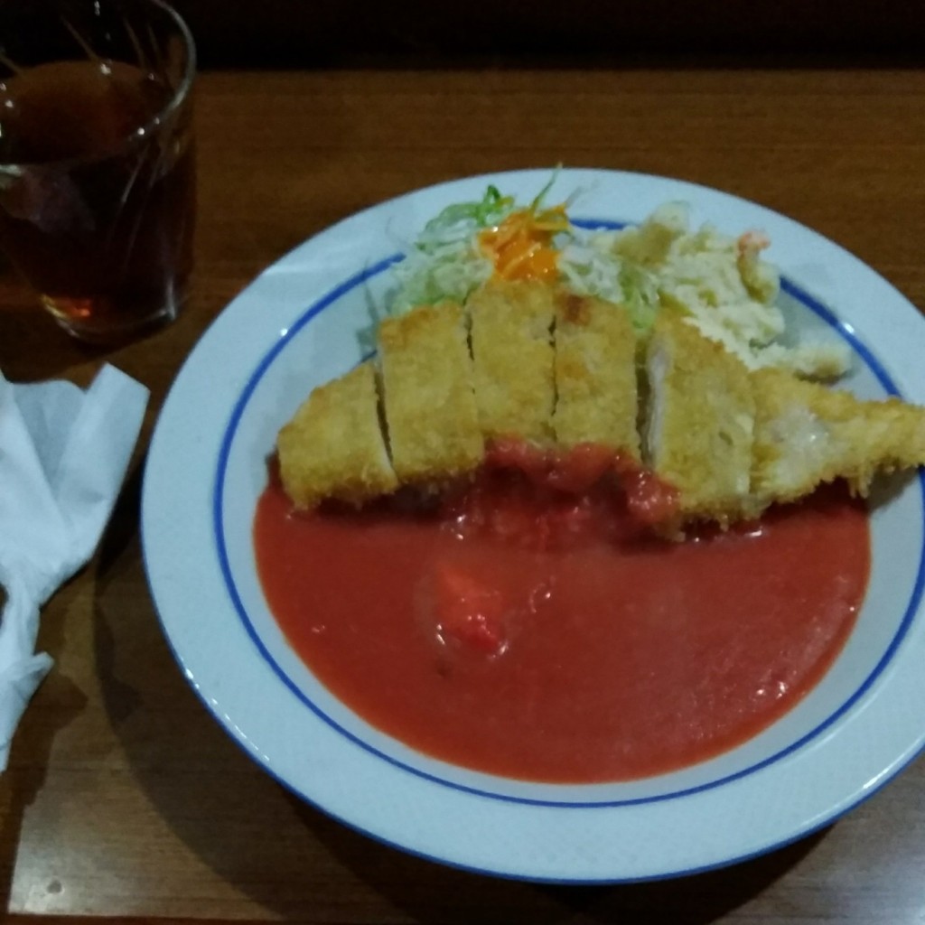 ユーザーが投稿したチキンカツカレーの写真 - 実際訪問したユーザーが直接撮影して投稿した大井手町カレーカルカッタの写真