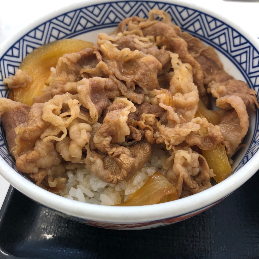 ユーザーが投稿した牛丼の写真 - 実際訪問したユーザーが直接撮影して投稿した難波牛丼吉野家 なんばCITY南館店の写真