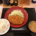 ロースカツ定食 - 実際訪問したユーザーが直接撮影して投稿した市毛とんかつかつや 茨城ひたちなか市毛店の写真のメニュー情報