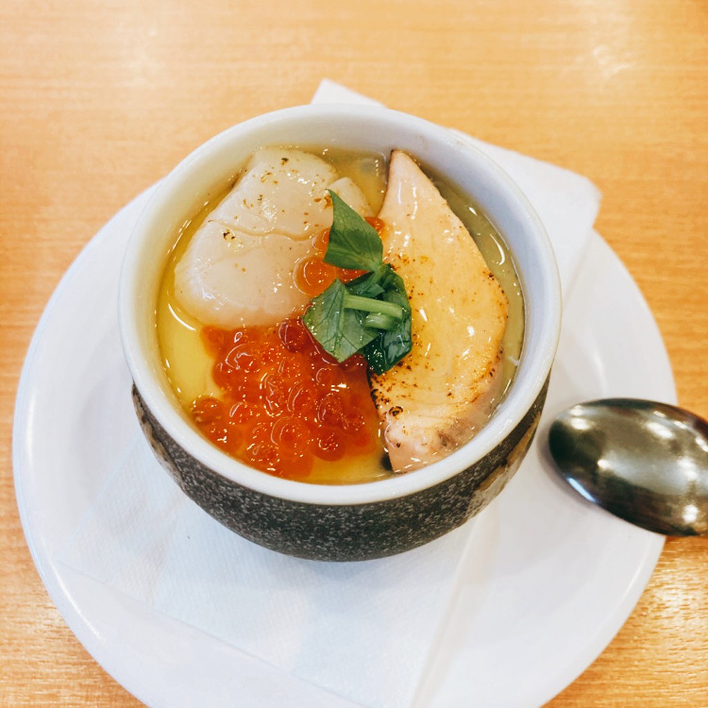 ユーザーが投稿した茶碗蒸し198円の写真 - 実際訪問したユーザーが直接撮影して投稿した国分回転寿司かっぱ寿司 上田国分店の写真