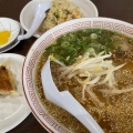 ラーメン、半チャーハンセット - 実際訪問したユーザーが直接撮影して投稿した福重ちゃんぽん長崎亭の写真のメニュー情報