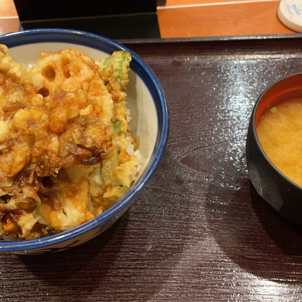 ユーザーが投稿した野菜天丼の写真 - 実際訪問したユーザーが直接撮影して投稿した関戸天丼天丼てんや 聖蹟桜ヶ丘店の写真