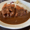 カツカレー - 実際訪問したユーザーが直接撮影して投稿した勧学喫茶店喫茶翔湖の写真のメニュー情報