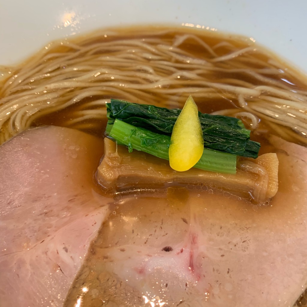 ユーザーが投稿した鰹だし醤油ラーメンの写真 - 実際訪問したユーザーが直接撮影して投稿した南新町ラーメン / つけ麺らぁ麺すずむしの写真