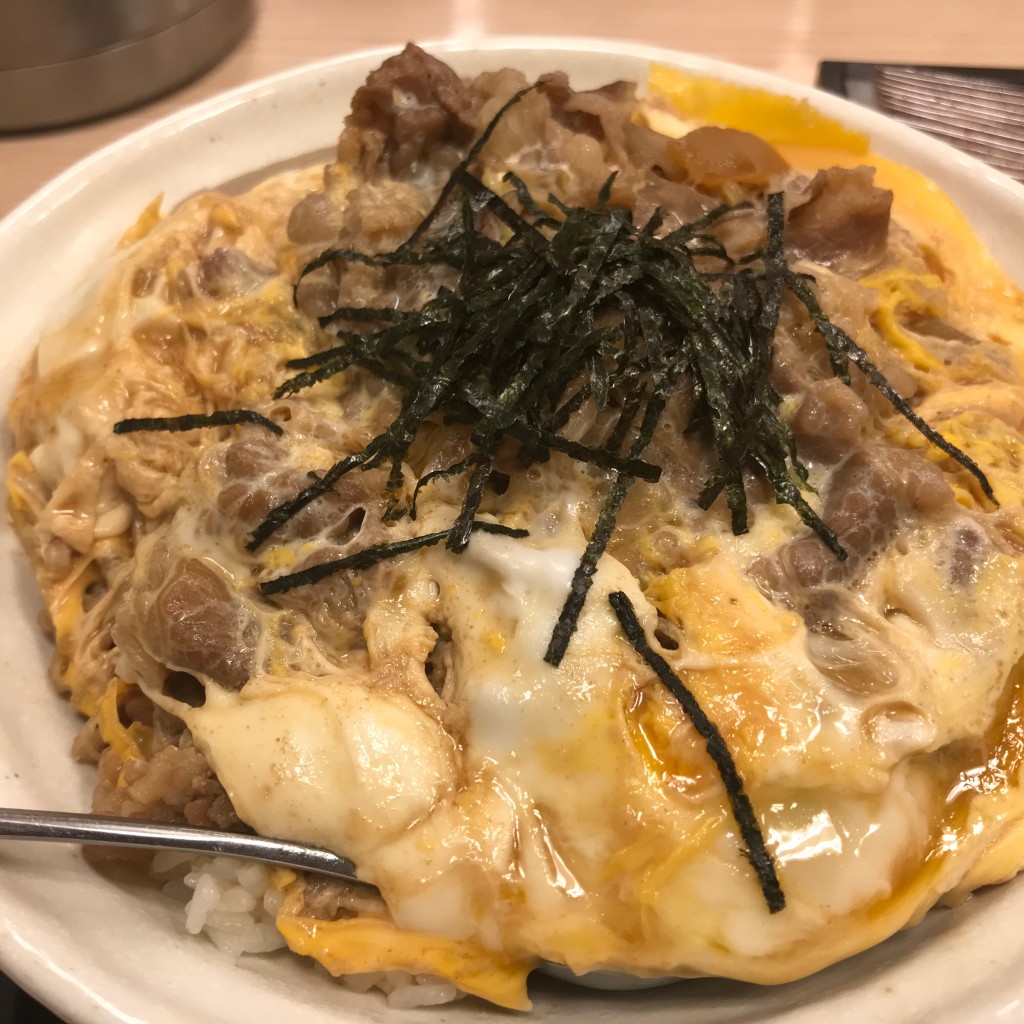 ユーザーが投稿した牛とじ丼の写真 - 実際訪問したユーザーが直接撮影して投稿した国領町牛丼松屋 国領店の写真