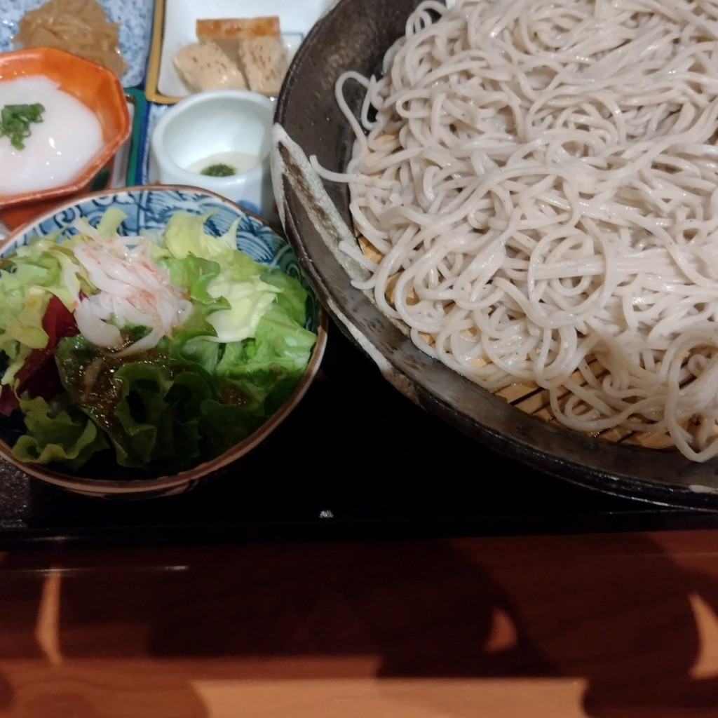 ユーザーが投稿しためんセット 冷そばの写真 - 実際訪問したユーザーが直接撮影して投稿した隼町和食 / 日本料理和食処 門の写真