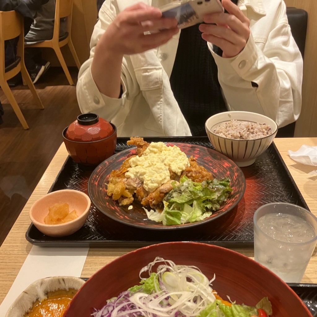 ユーザーが投稿した[定食]大戸屋風チキン南蛮の写真 - 実際訪問したユーザーが直接撮影して投稿した芝定食屋大戸屋 田町店の写真