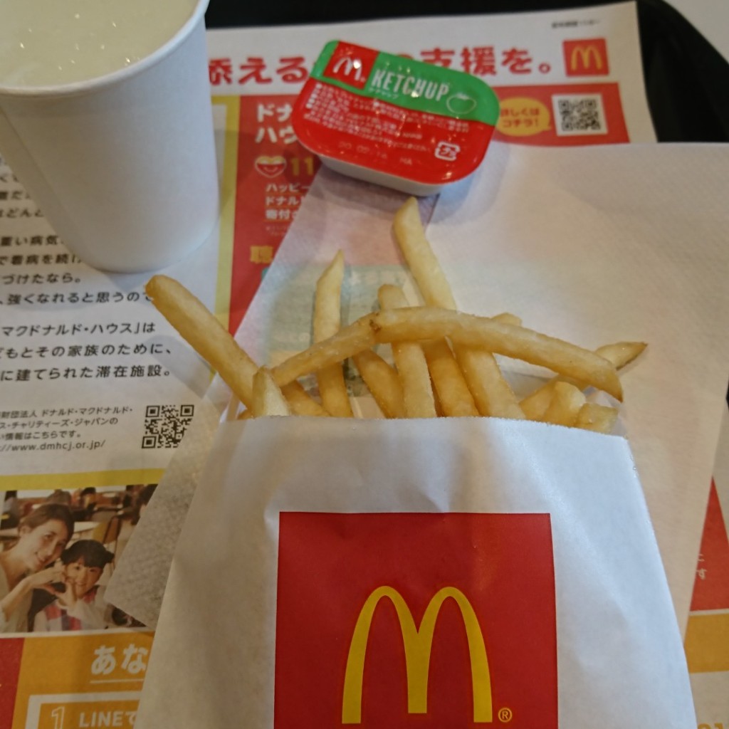 ユーザーが投稿したマックフライポテトの写真 - 実際訪問したユーザーが直接撮影して投稿した阿佐谷南ファーストフードマクドナルド 阿佐ヶ谷店の写真