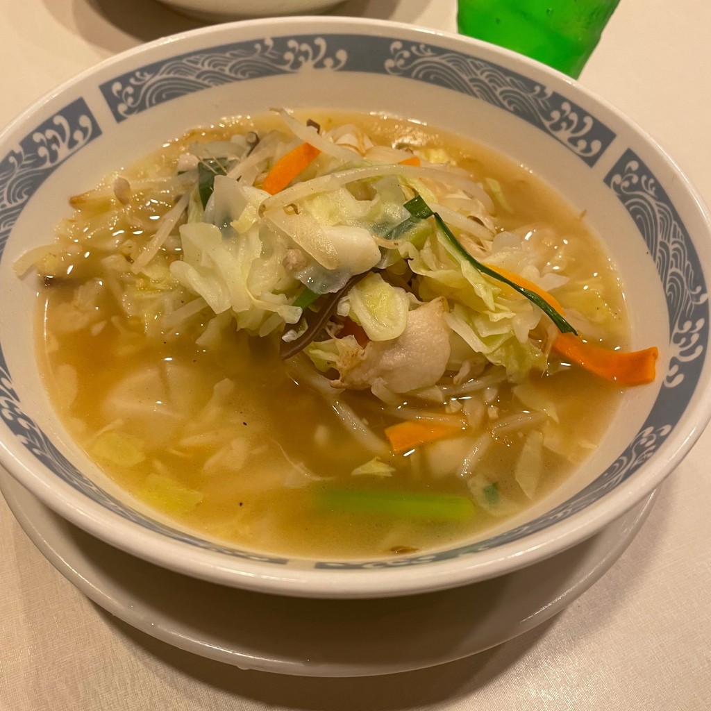 ユーザーが投稿した野菜タンメンの写真 - 実際訪問したユーザーが直接撮影して投稿した西新宿中華料理バーミヤン 新宿西口大ガード店の写真