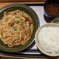 味噌焼きうどん定食 - 実際訪問したユーザーが直接撮影して投稿した山之一色町洋食和洋ダイニング 味蔵の写真のメニュー情報