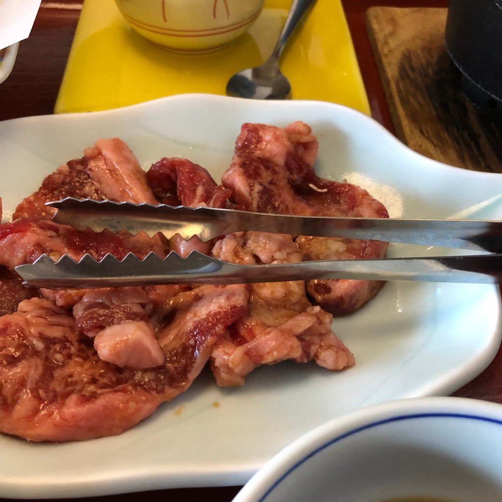 ユーザーが投稿した牛カルビ天ぷら定食の写真 - 実際訪問したユーザーが直接撮影して投稿した美里町定食屋みほり峠 下松店の写真