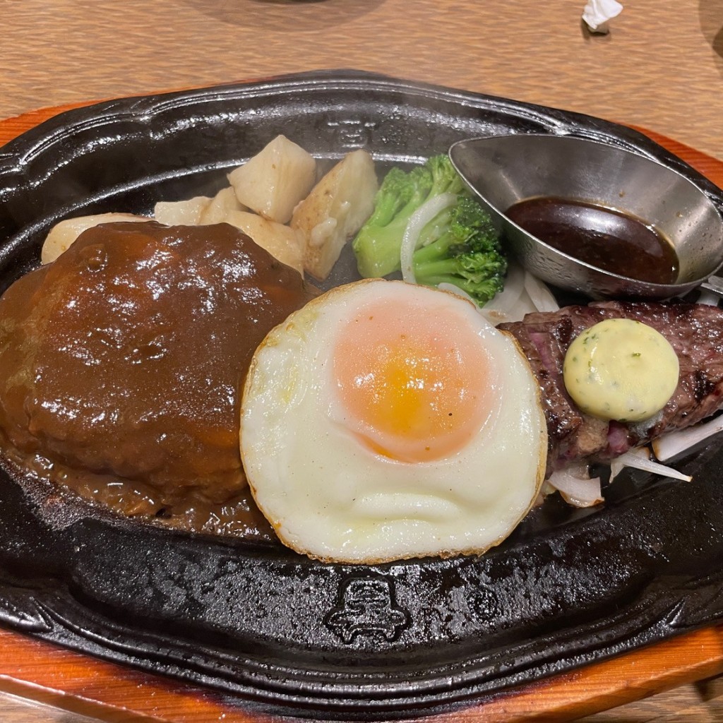 ユーザーが投稿したH カットステーキの写真 - 実際訪問したユーザーが直接撮影して投稿した神田須田町定食屋肉の万世本店4階WAGYUの写真
