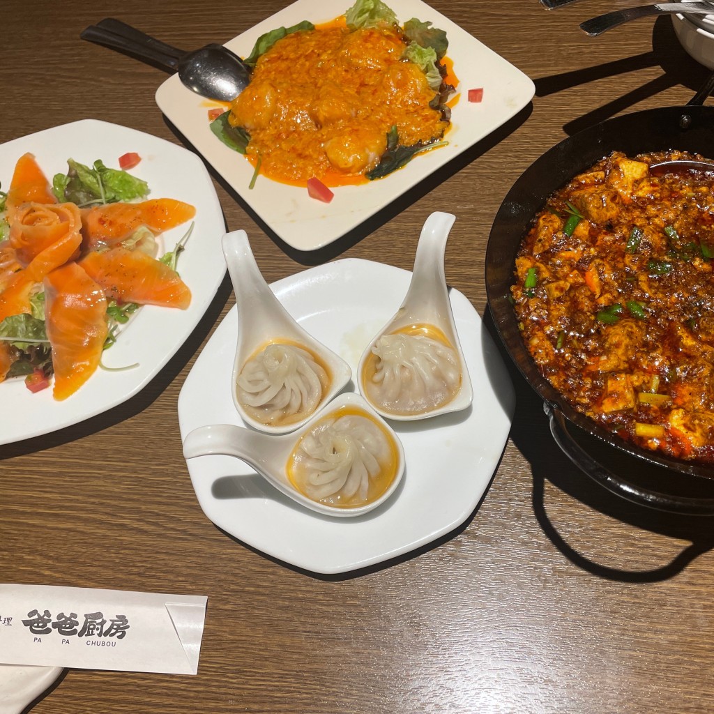 ユーザーが投稿したマーボー豆腐の写真 - 実際訪問したユーザーが直接撮影して投稿した末次本町四川料理パパ厨房の写真