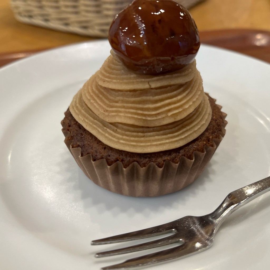 ユーザーが投稿したモンブランの写真 - 実際訪問したユーザーが直接撮影して投稿した古市ケーキケーキ&カフェ クレールの写真