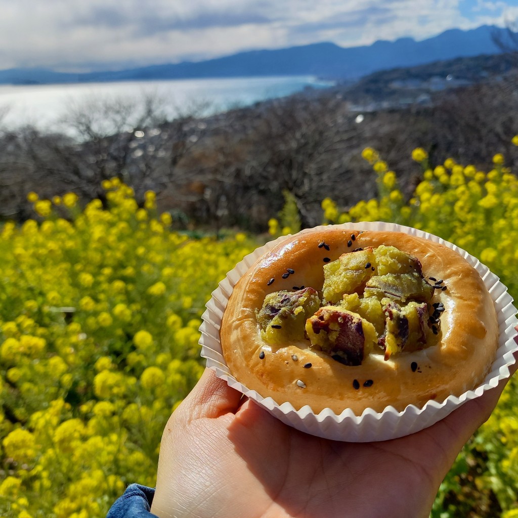 ユーザーが投稿したさつま芋パンの写真 - 実際訪問したユーザーが直接撮影して投稿した二宮ベーカリーむーにゃんの写真