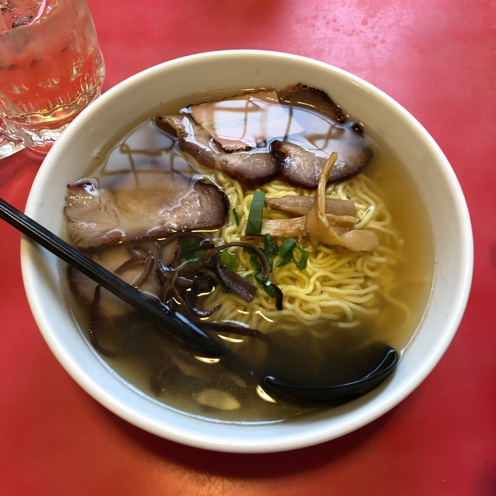 ユーザーが投稿したチャーシュー麺の写真 - 実際訪問したユーザーが直接撮影して投稿した水落町中華料理御園飯店の写真