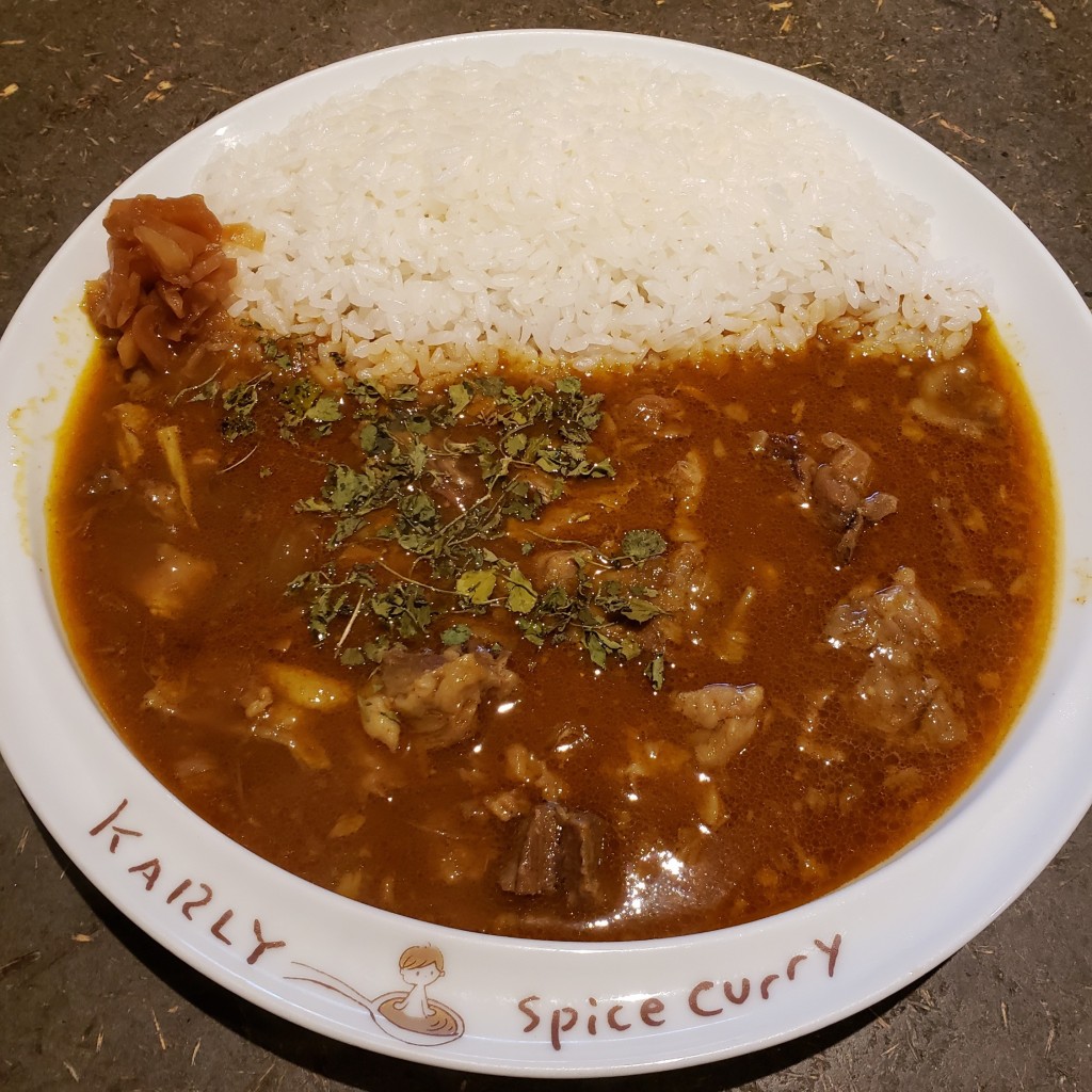 ユーザーが投稿した牛すじカレーの写真 - 実際訪問したユーザーが直接撮影して投稿した朝日町カレーKARLY matsue 松江駅前店の写真