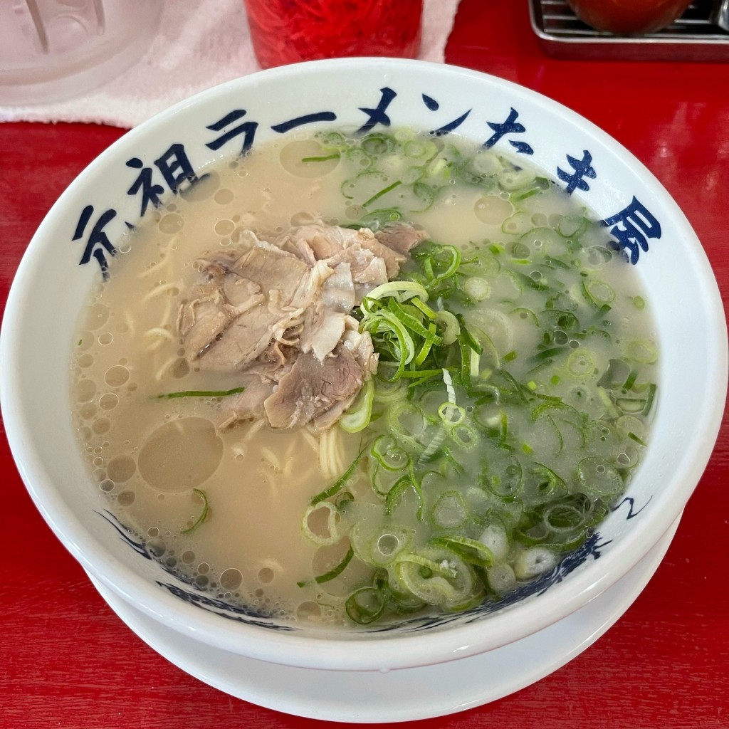 ユーザーが投稿した長浜ラーメンの写真 - 実際訪問したユーザーが直接撮影して投稿した生玉町ラーメン専門店長浜ラーメン くにえぃ たま屋の写真