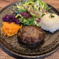 鹿肉のハンバーグ - 実際訪問したユーザーが直接撮影して投稿した新富ビストロBISTRO HAMAIFの写真のメニュー情報