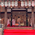 実際訪問したユーザーが直接撮影して投稿した祇園町北側神社八坂神社舞殿の写真