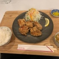 鶏唐揚げ定食 - 実際訪問したユーザーが直接撮影して投稿した香南町岡西洋料理レストランエリエール 高松空港店の写真のメニュー情報