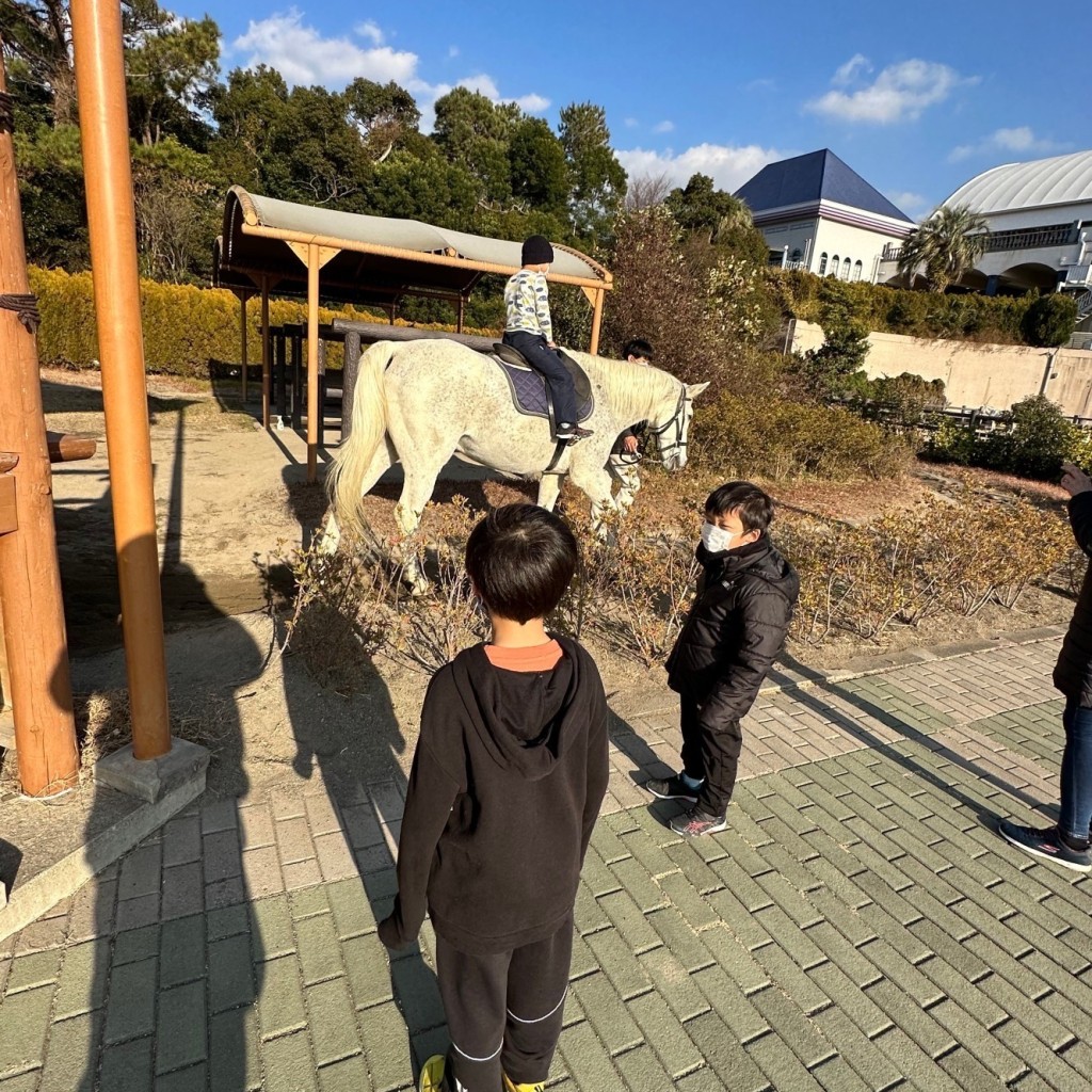 実際訪問したユーザーが直接撮影して投稿した堅田乗馬場白馬ライド アドベンチャーワールドの写真