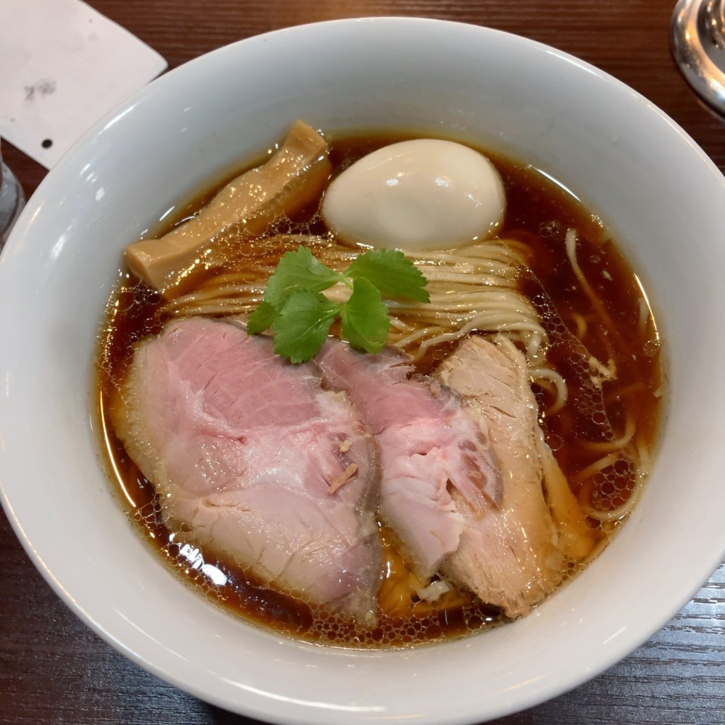 ユーザーが投稿した淡麗醤油ラーメンの写真 - 実際訪問したユーザーが直接撮影して投稿した湘南台ラーメン専門店53sNoodleの写真