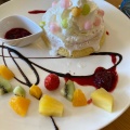 ベリーのパンケーキ - 実際訪問したユーザーが直接撮影して投稿した沖宇部カフェHawaiian Resort Cafe Leola ハワイアン リゾート カフェ レオラの写真のメニュー情報
