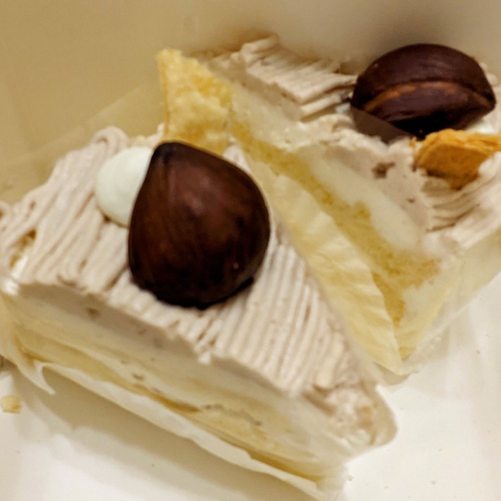 ユーザーが投稿したチョコモンブランショートケーキの写真 - 実際訪問したユーザーが直接撮影して投稿した加古川町溝之口ケーキミルボンの写真