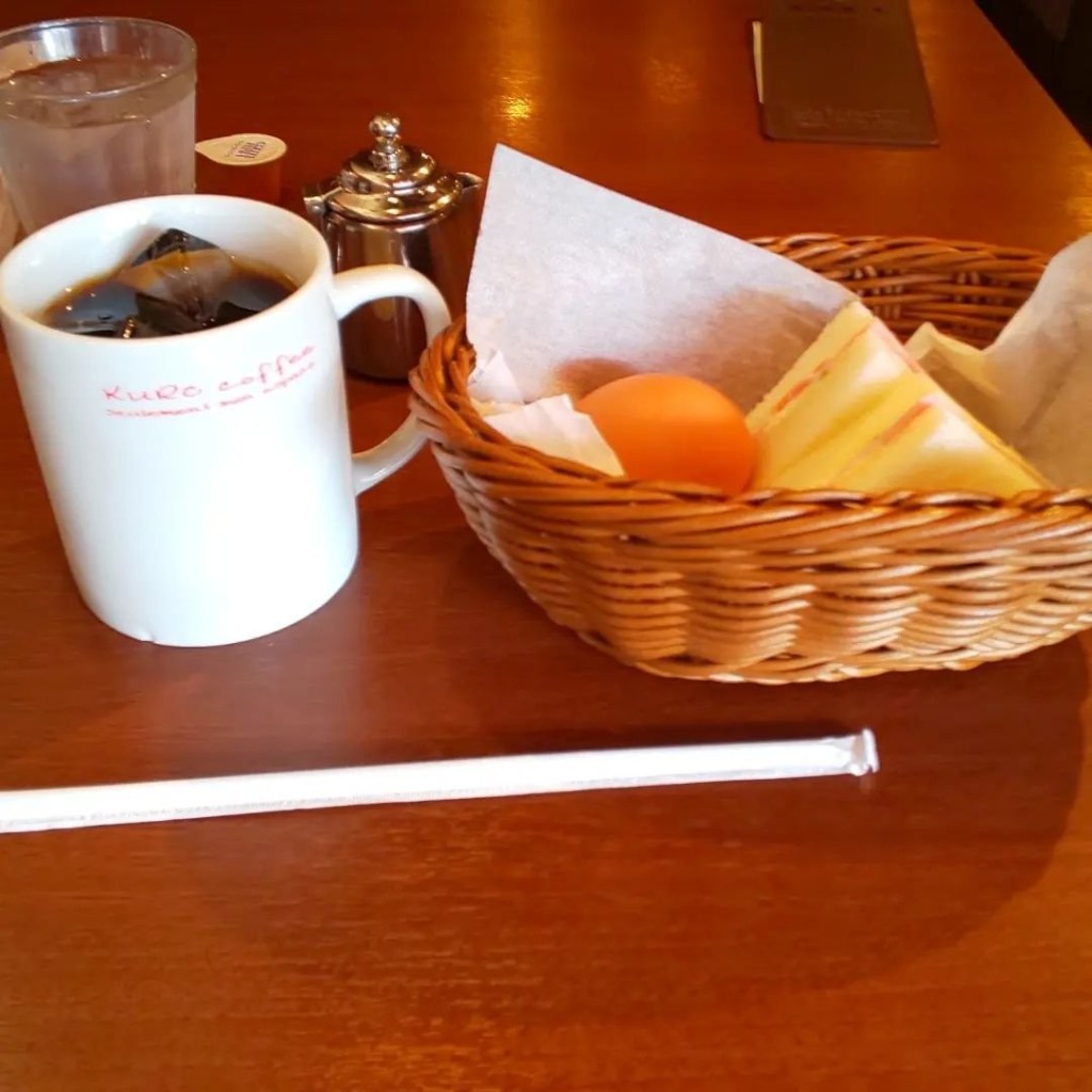 ユーザーが投稿したアイスコーヒーの写真 - 実際訪問したユーザーが直接撮影して投稿した五才美町カフェKURO珈琲 上小田井店の写真