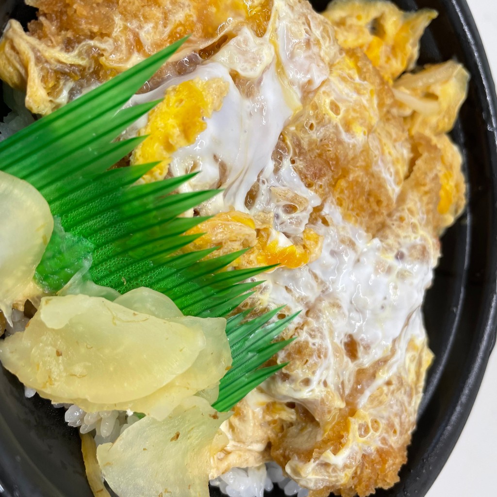 ユーザーが投稿したロースかつ丼の写真 - 実際訪問したユーザーが直接撮影して投稿した高田馬場お弁当ほっともっと 高田馬場店の写真