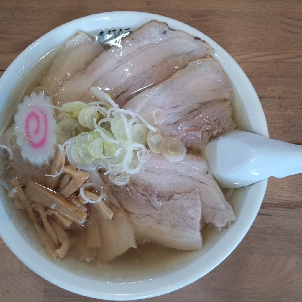 ユーザーが投稿したチャーシュー麺の写真 - 実際訪問したユーザーが直接撮影して投稿した田沼町ラーメン / つけ麺佐野青竹手打ちラーメン押山の写真