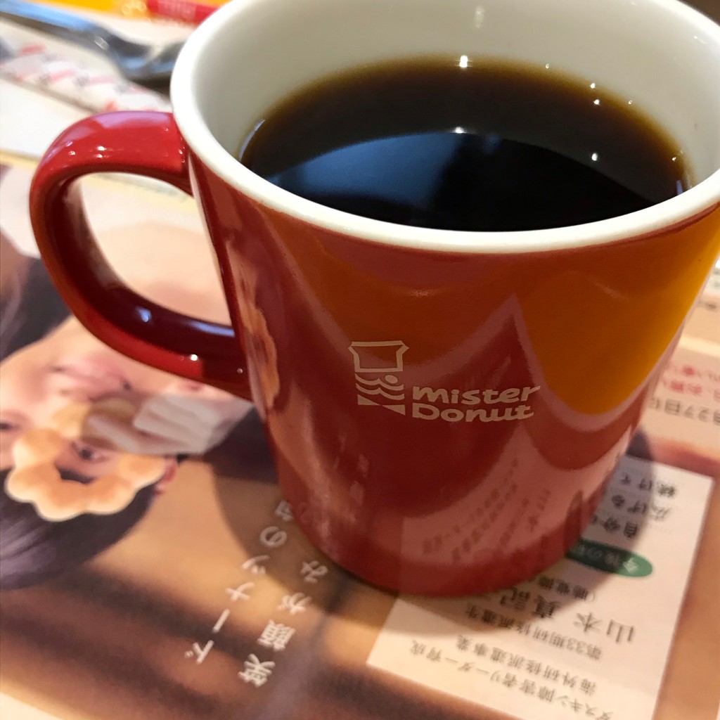 ユーザーが投稿したブレンドコーヒーの写真 - 実際訪問したユーザーが直接撮影して投稿した西幸町ドーナツミスタードーナツ 豊橋幸ショップの写真