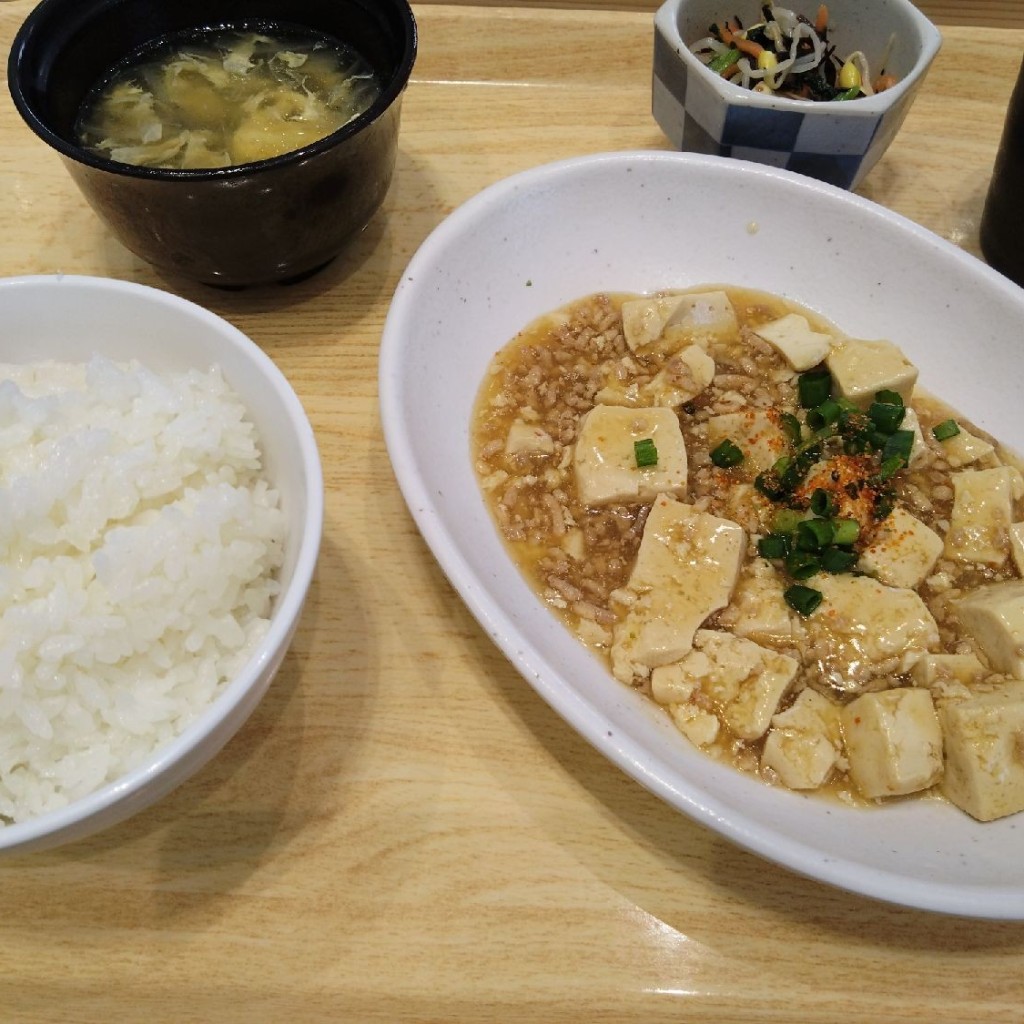 ユーザーが投稿した和風麻婆豆腐の写真 - 実際訪問したユーザーが直接撮影して投稿した西新宿学食 / 職員食堂Eurest Japan 都庁第一本庁舎職員食堂の写真