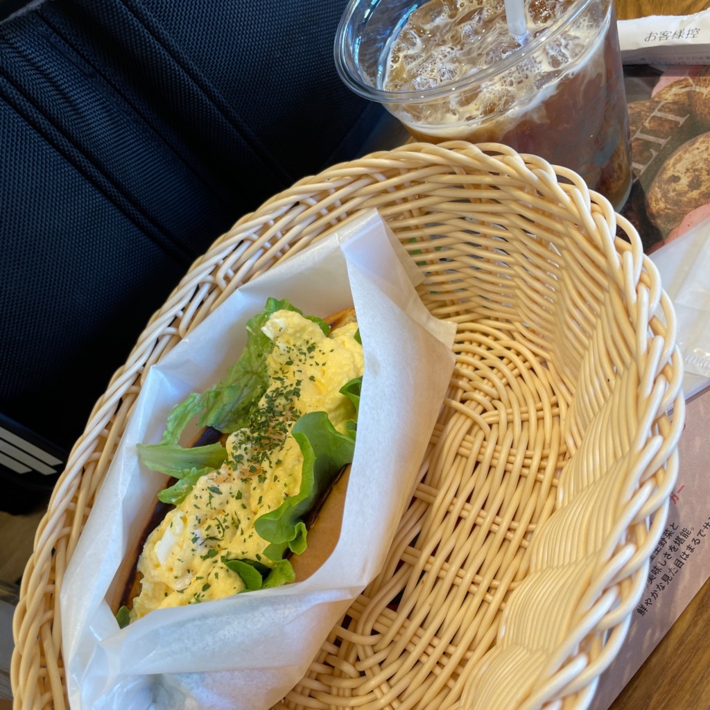 ユーザーが投稿したタマゴサラダドッグの写真 - 実際訪問したユーザーが直接撮影して投稿した晴海ハンバーガーフレッシュネスバーガー 晴海トリトンスクエア店の写真