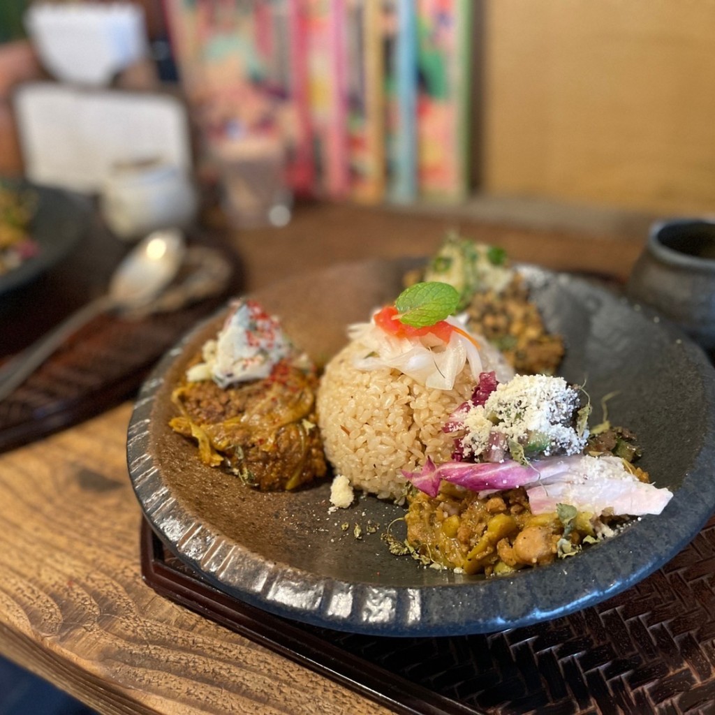 つぶつぶのこさんが投稿した代沢カレーのお店旧ヤム邸 シモキタ荘/キュウヤムテイ シモキタソウの写真