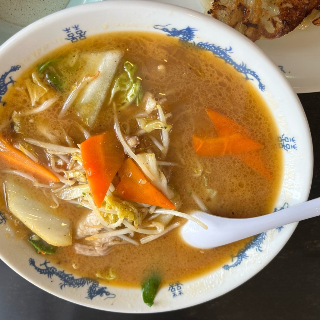 ユーザーが投稿した野菜入ミソラーメンの写真 - 実際訪問したユーザーが直接撮影して投稿した大村中華料理三木一貫楼の写真