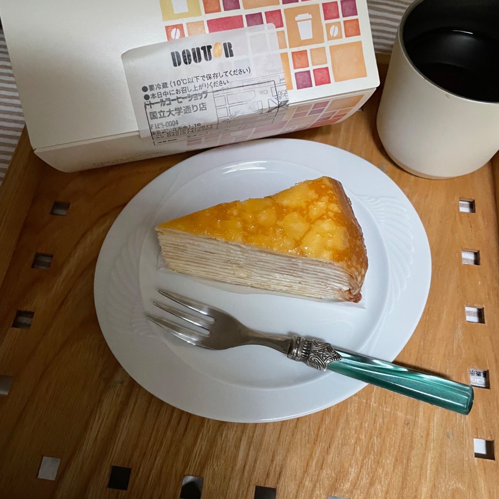 ユーザーが投稿したケーキセットの写真 - 実際訪問したユーザーが直接撮影して投稿した中カフェドトールコーヒーショップ 国立大学通り店の写真