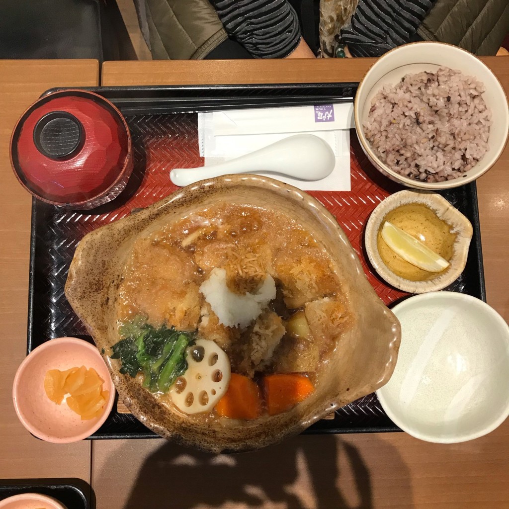 ユーザーが投稿した[定食]チキンかあさん煮の写真 - 実際訪問したユーザーが直接撮影して投稿した若葉町定食屋大戸屋 立川若葉町店の写真