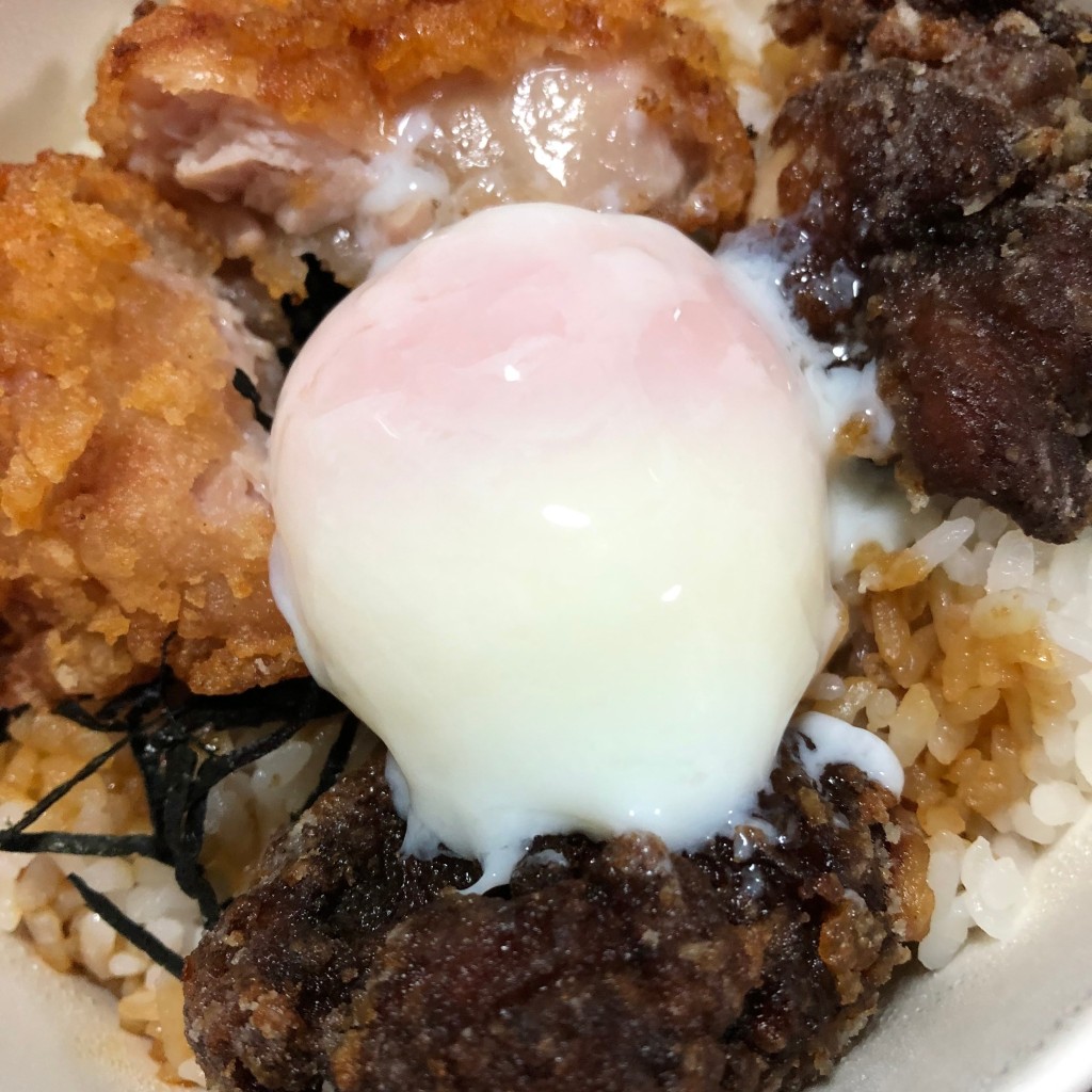 ユーザーが投稿したサンキュー丼の写真 - 実際訪問したユーザーが直接撮影して投稿した八幡からあげから揚げの天才 本八幡店の写真