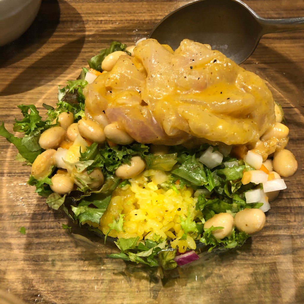 ユーザーが投稿した瀬戸内鮮魚マリネのベジボウルの写真 - 実際訪問したユーザーが直接撮影して投稿した目黒バーSETOUCHI檸檬食堂 目黒店の写真