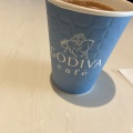 カカオミルクホットダーク - 実際訪問したユーザーが直接撮影して投稿した飯田橋チョコレートGODIVA café Iidabashiの写真のメニュー情報